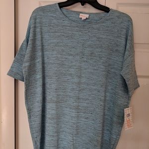 Brand NWT Heathered Sky Blue LulaRoe Irma XS